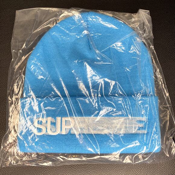 Supreme Motion Logo Beanie Bright Blue - Picture 2 of 4